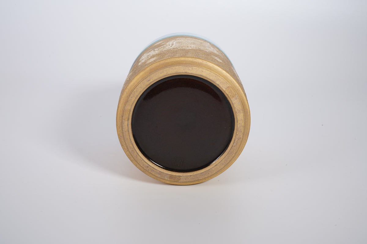 印花金彩「ペイズリー」 花瓶