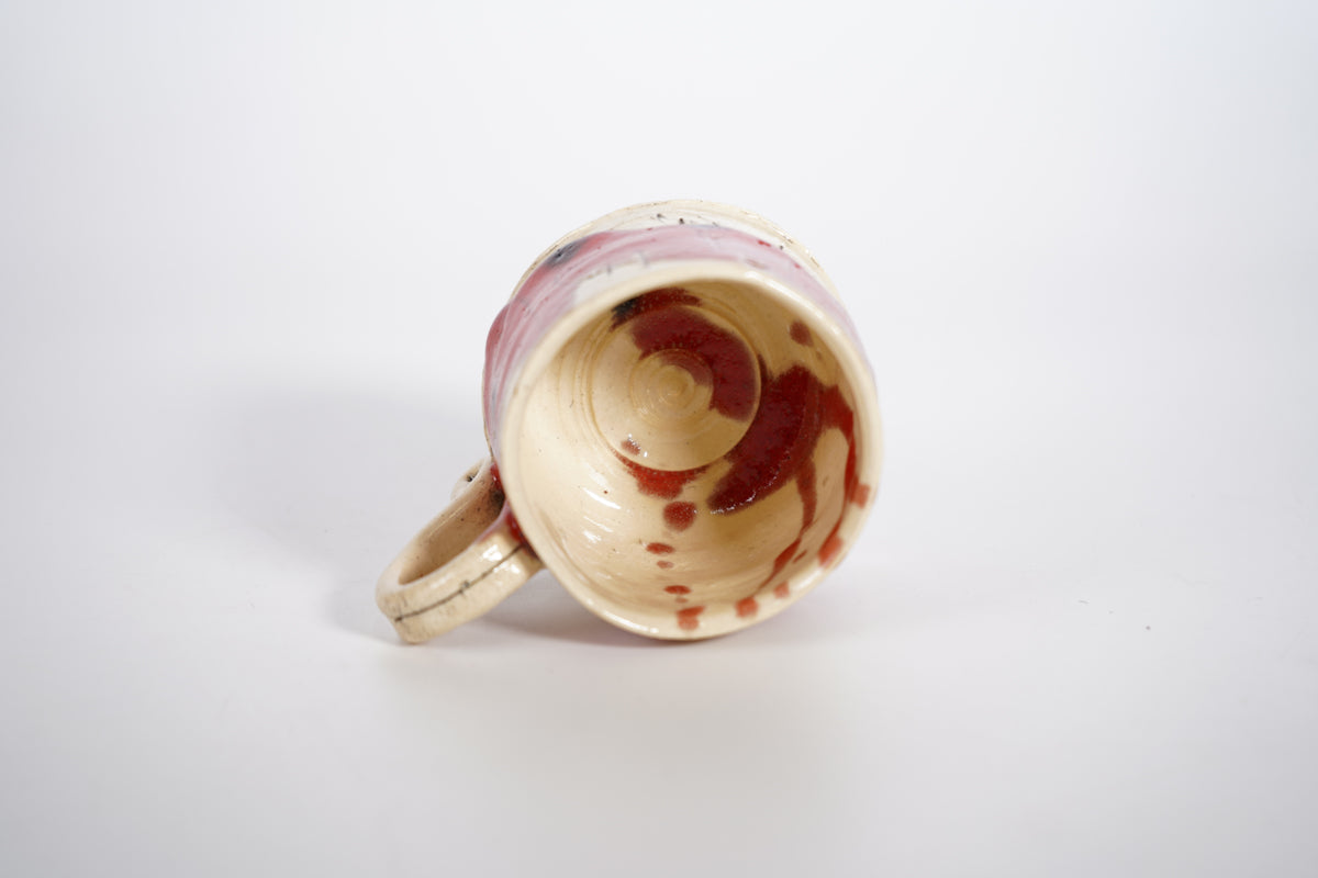 赫釉織部 珈琲碗皿