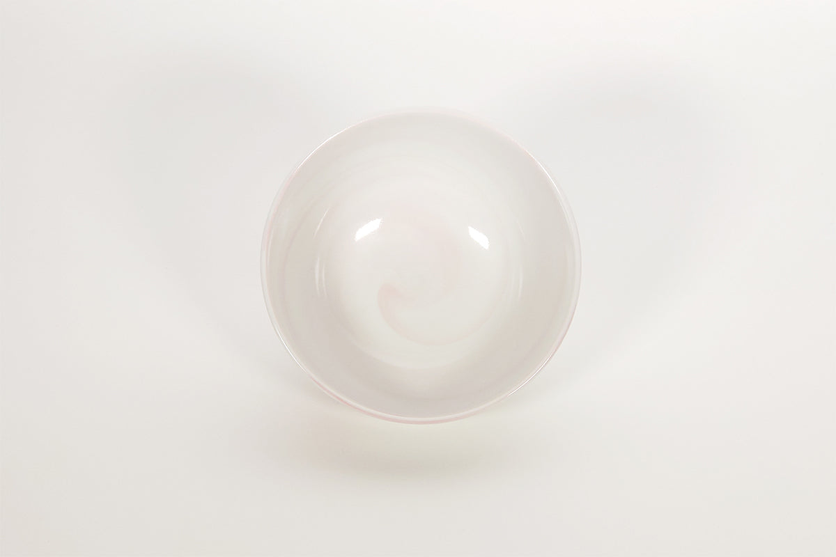 マーブル 撫子 飯碗