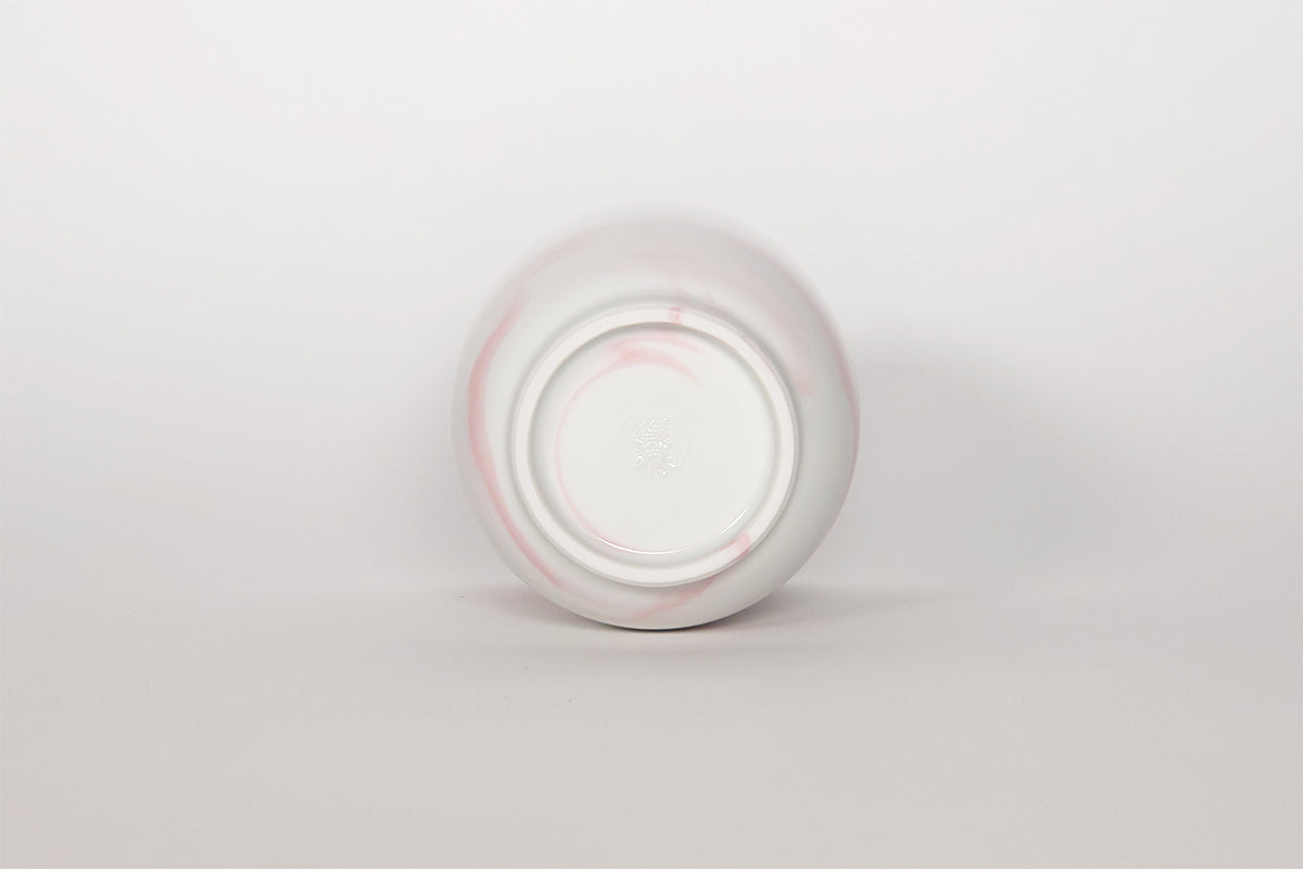 マーブル 撫子 湯呑