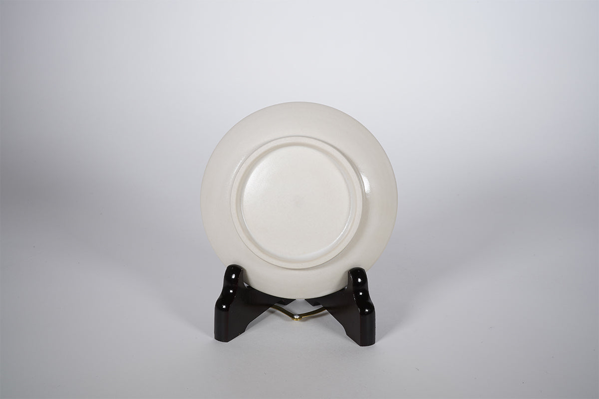 クリーム 金彩 小皿