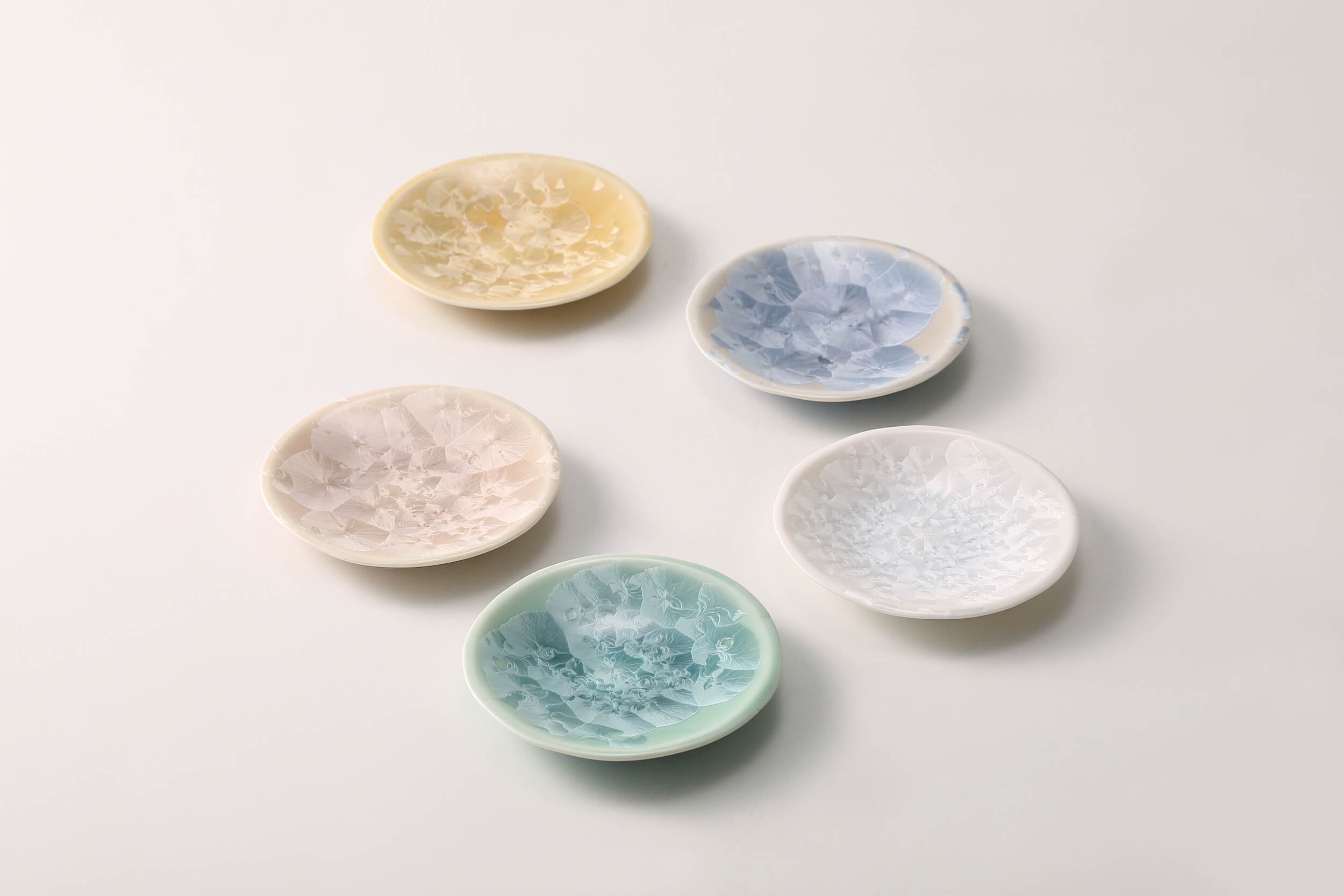 雪ノ華 豆皿5色セット